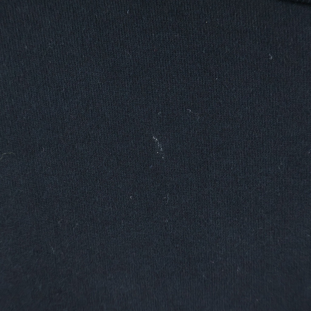 STONE ISLAND(ストーンアイランド) HEAVY COTTON JERSEY 袖ロゴパッチ付き クルーネック長袖Tシャツカットソー ブラック K1S156100043S0A50