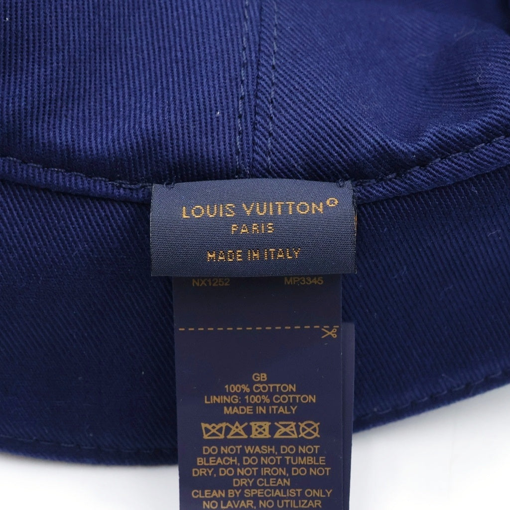 LOUIS VUITTON(ルイヴィトン) ボネ モノグラム バンダナ リバーシブルバケットハット ブルー NX1252