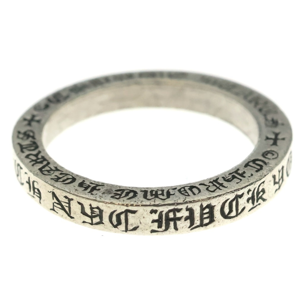 CHROME HEARTS(クロムハーツ) 3mm SPACER FUCKYOU NYC限定 3mmスペーサーファックユー リング シルバー