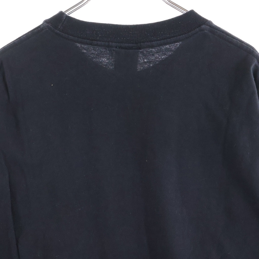 CHROME HEARTS(クロムハーツ) OLD L/S TEE CHプラス刺繍 バックスクロール クルーネック長袖Tシャツカットソー ブラック/レッド