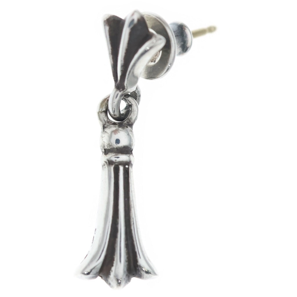 CHROME HEARTS(クロムハーツ) CRSSTAL DRP クロステイル ドロップピアス シルバー