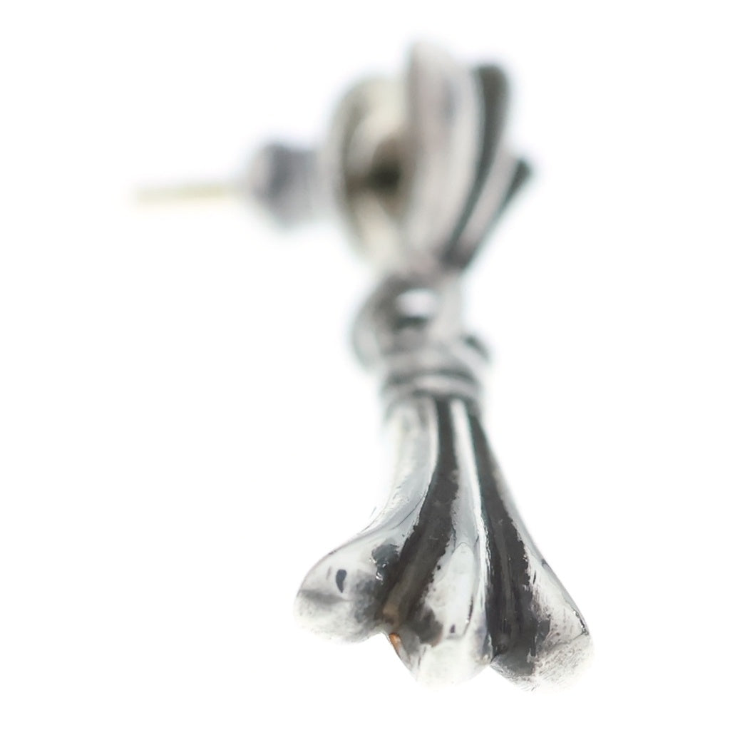 CHROME HEARTS(クロムハーツ) CRSSTAL DRP クロステイル ドロップピアス シルバー