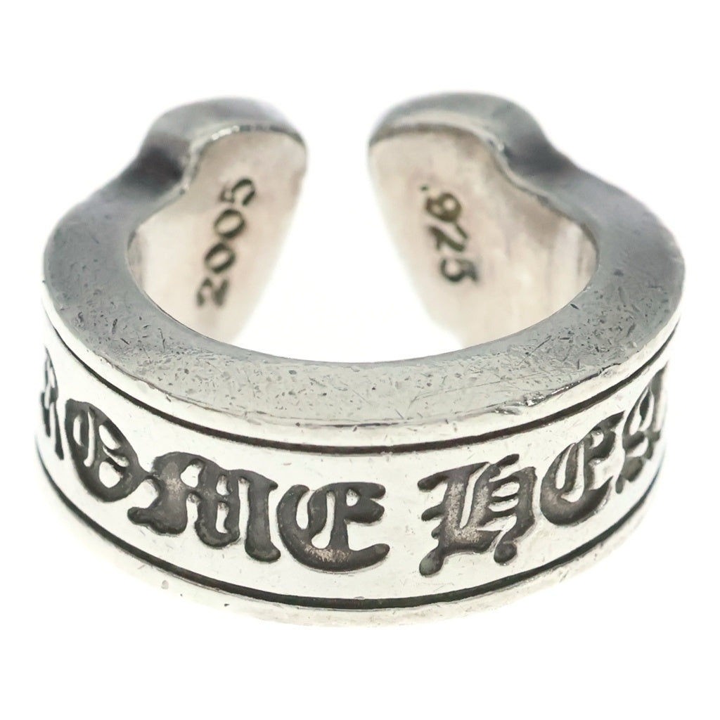 CHROME HEARTS(クロムハーツ) LG SCROLL LABEL ラージスクロールラベル リング シルバーBCA383 レディース