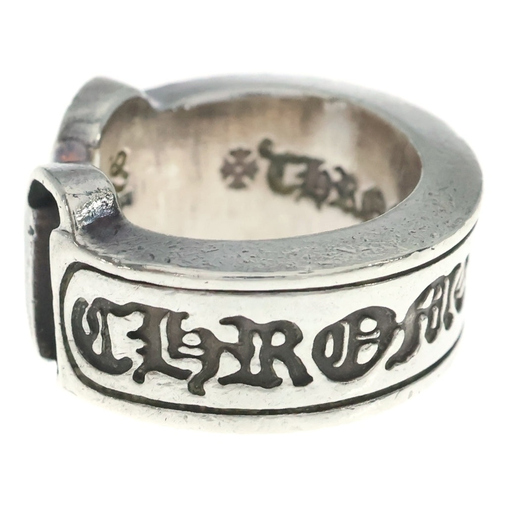 CHROME HEARTS(クロムハーツ) LG SCROLL LABEL ラージスクロールラベル リング シルバーBCA383 レディース