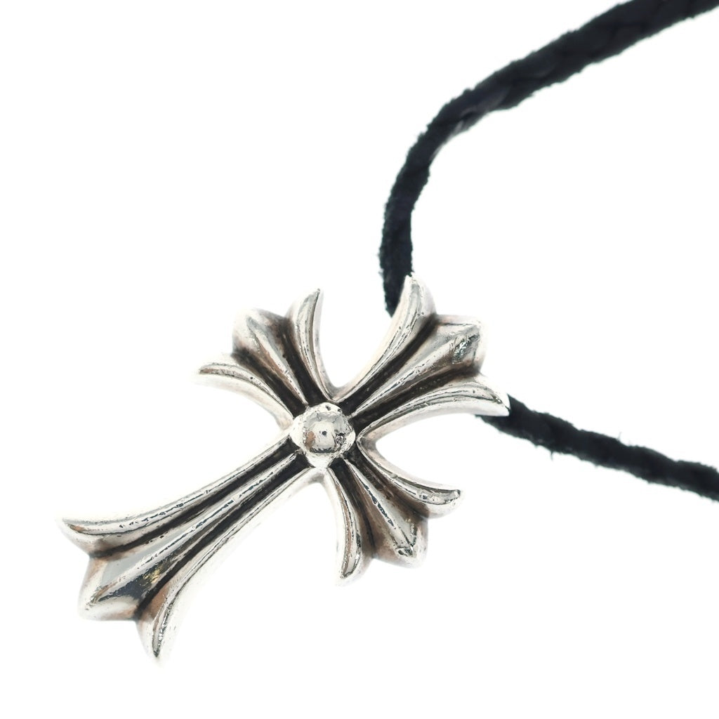 CHROME HEARTS(クロムハーツ) CH CRS SMLスモールCHクロス BC ボロチップブレイド ネックレス シルバー BCA220