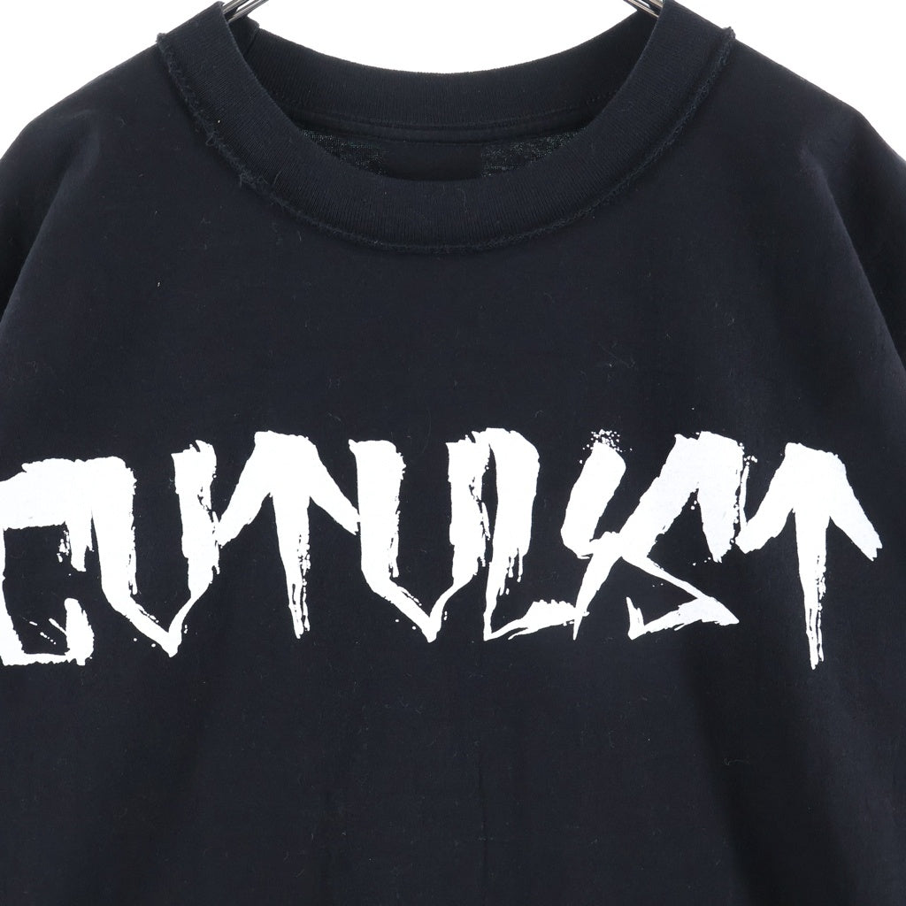 cvtvlist(カタリスト) ×PRO CLUB CTLS プロクラブ 両面プリント クルーネック 半袖Tシャツ カットソー ブラック