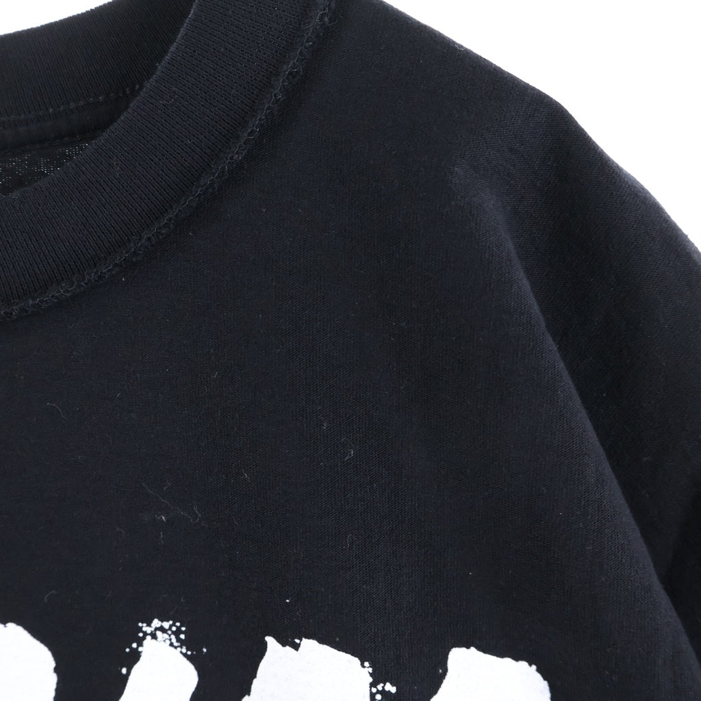 cvtvlist(カタリスト) ×PRO CLUB CTLS プロクラブ 両面プリント クルーネック 半袖Tシャツ カットソー ブラック