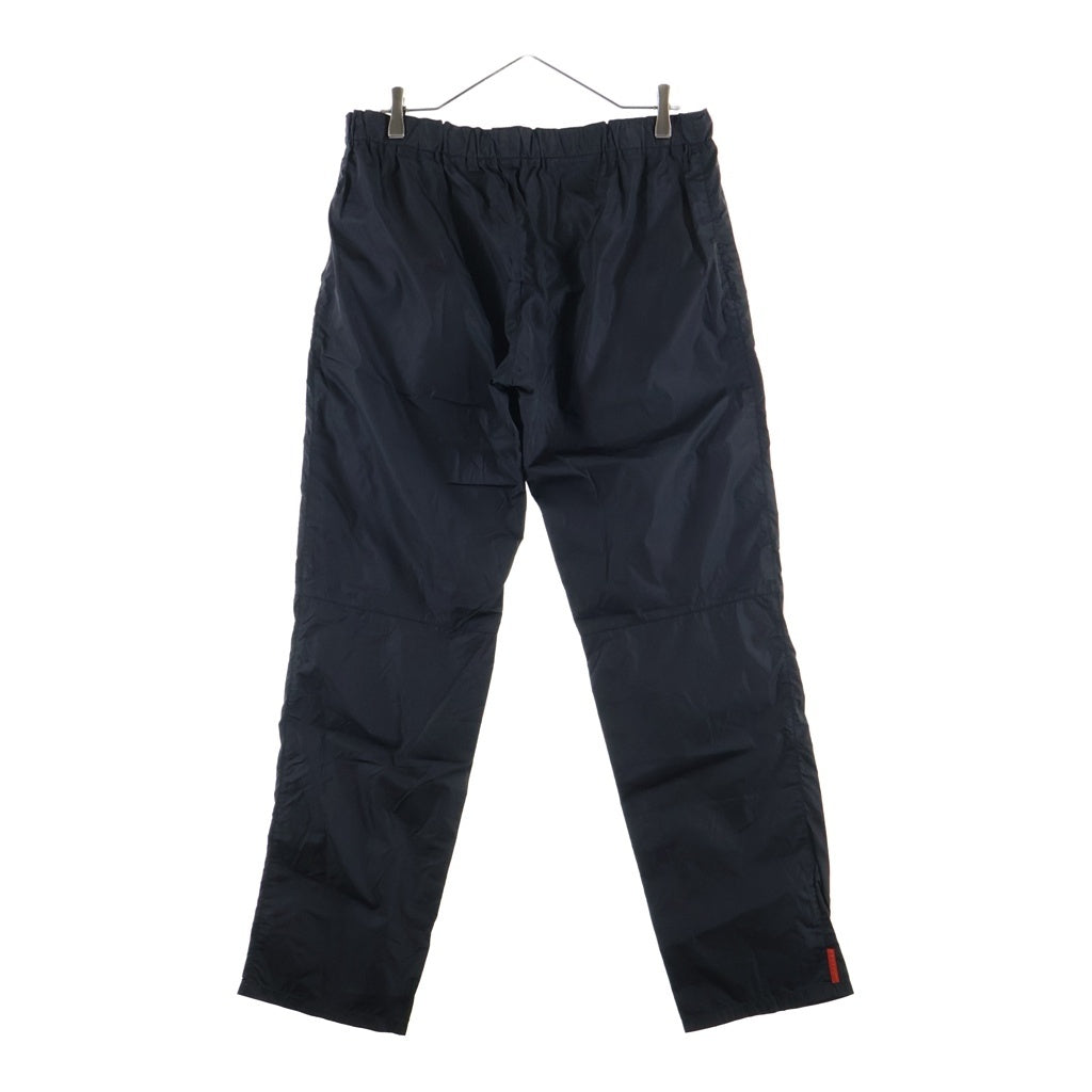 PRADA SPORT(プラダ スポーツ) Nylon Pants ロゴパッチ ドローコード ナイロンパンツ ブラック SPD37H 004