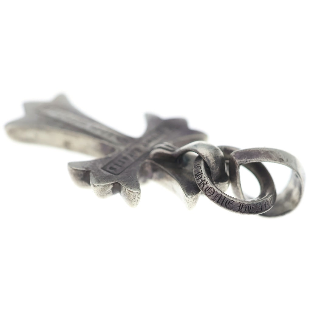 CHROME HEARTS(クロムハーツ) CH CRS SML W/BALE Wベイル スモールCHクロス ペンダントトップ シルバー BCA218