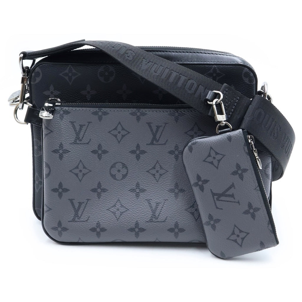 LOUIS VUITTON(ルイヴィトン) モノグラム エクリプストリオ メッセンジャー ショルダーバッグ ブラック/グレー M69443/DR3280 レディース
