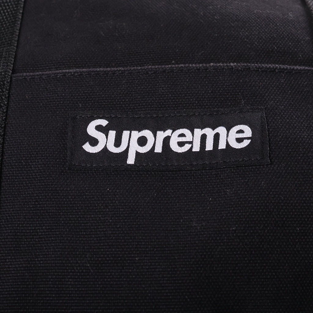 SUPREME(シュプリーム) BOX LOGO Canvas Tote ボックスロゴ キャンバスハンドトートバッグ ブラック