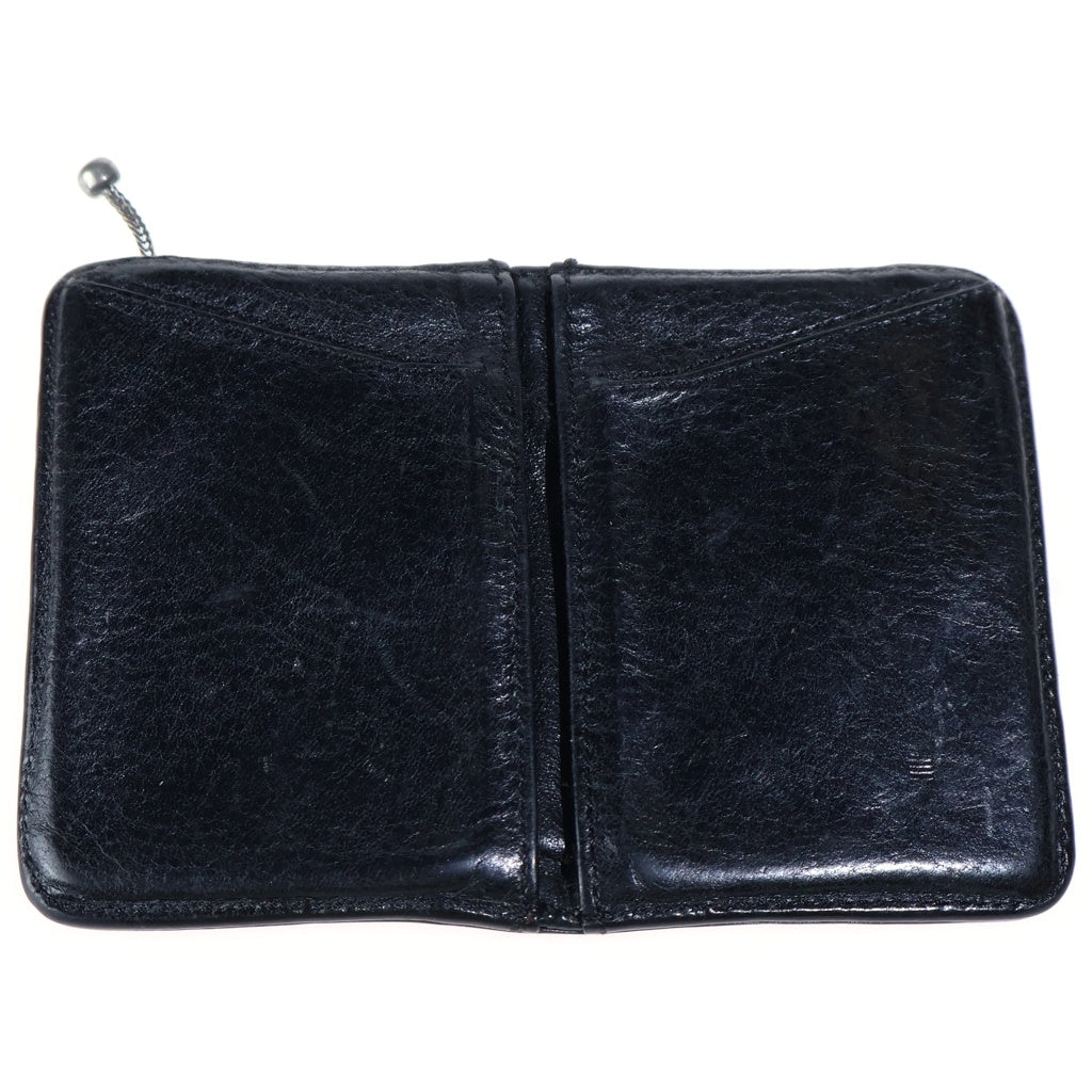CHROME HEARTS(クロムハーツ) CHプラスパッチ レザーコインケース ブラック