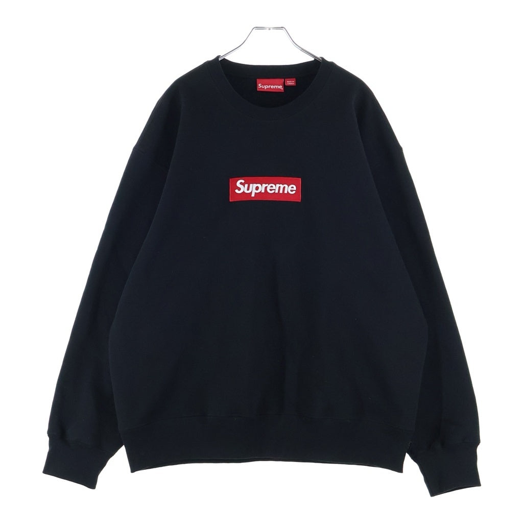 SUPREME(シュプリーム) Box Logo Crewneck ボックスロゴクルーネック スウェット トレーナー ブラック