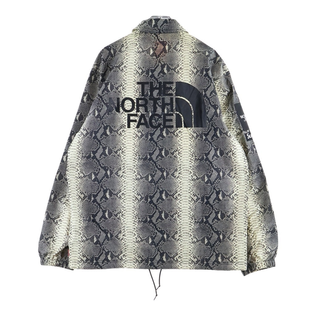 SUPREME(シュプリーム) ×THE NORTH FACE Snakeskin Taped Seam Coaches Jacket ザ ノースフェイス ナイロン スネークスキン テープド シーム 長袖コーチジャケット グレー NP11803I