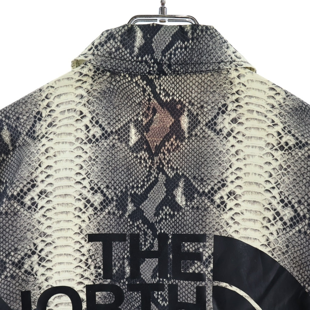 SUPREME(シュプリーム) ×THE NORTH FACE Snakeskin Taped Seam Coaches Jacket ザ ノースフェイス ナイロン スネークスキン テープド シーム 長袖コーチジャケット グレー NP11803I