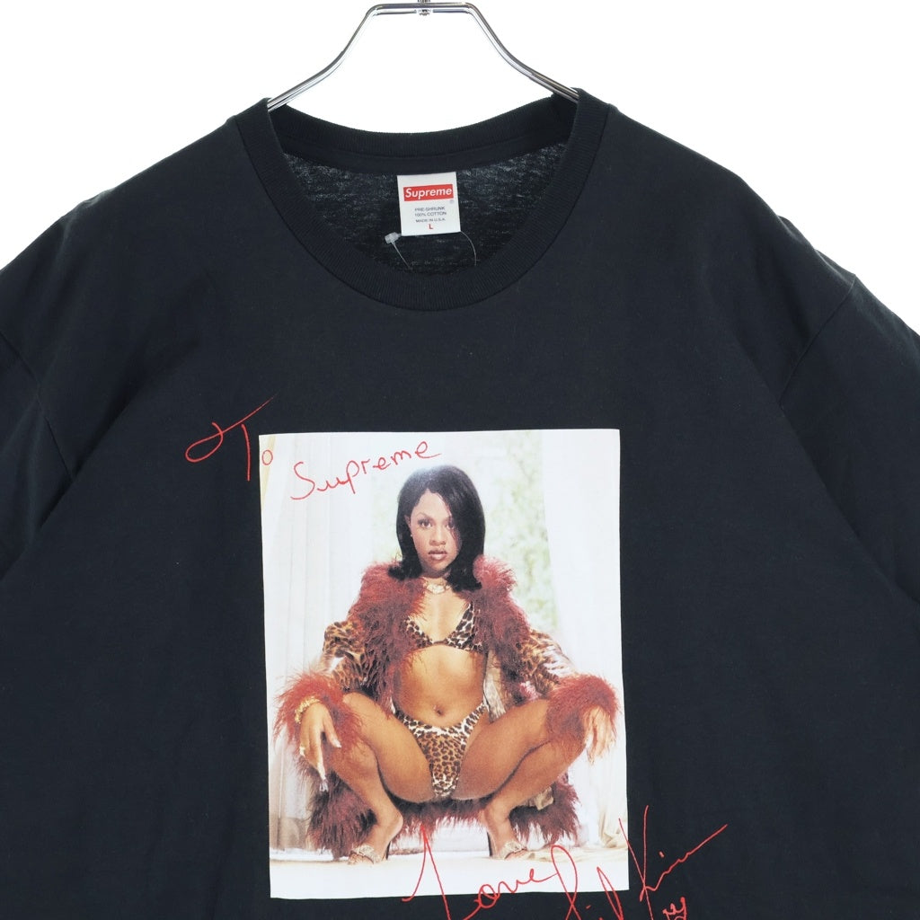 SUPREME(シュプリーム) Lil Kim Tee 両面プリントクルーネック半袖Tシャツカットソー ブラック