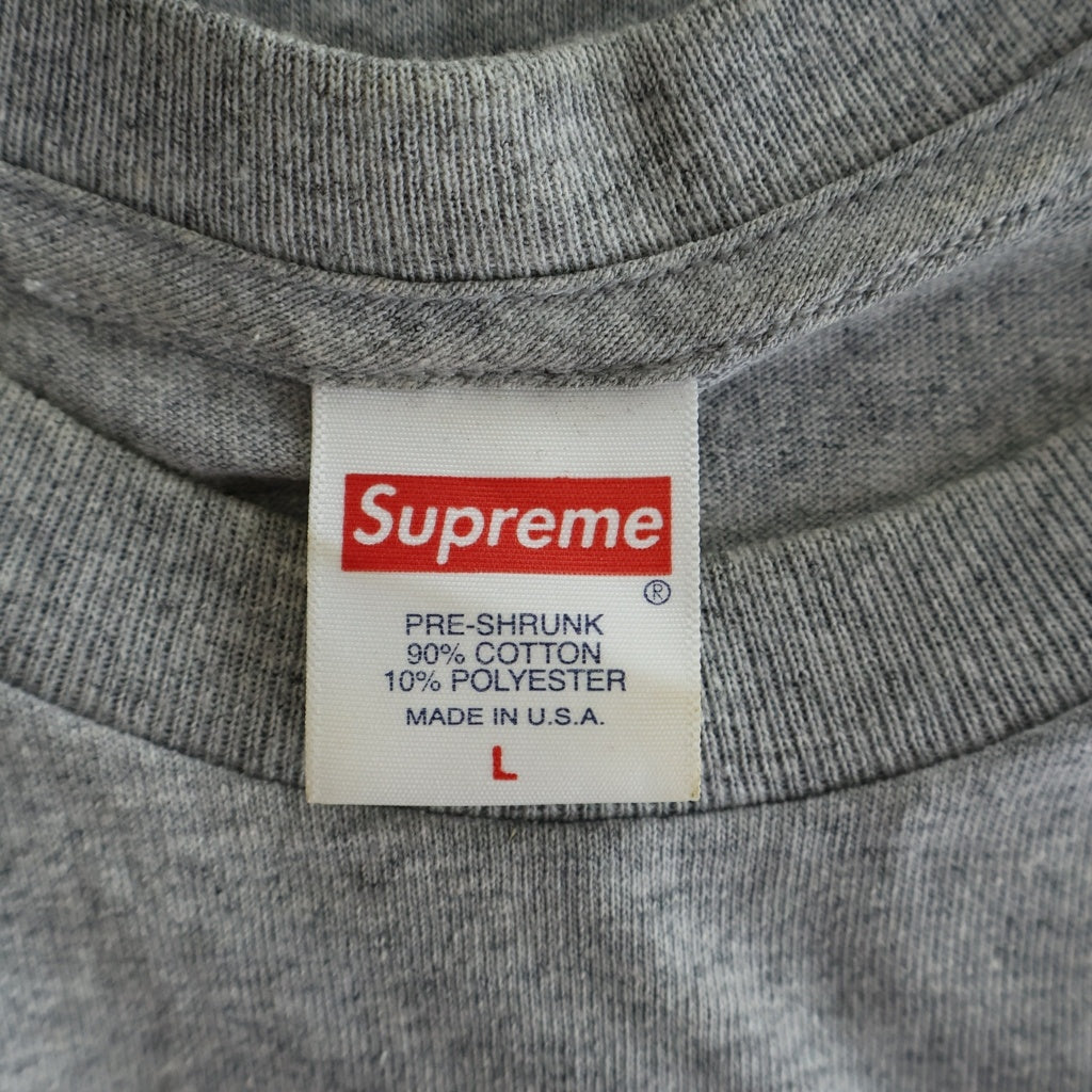 SUPREME(シュプリーム) Lil Kim Tee 両面プリントクルーネック半袖Tシャツカットソー グレー