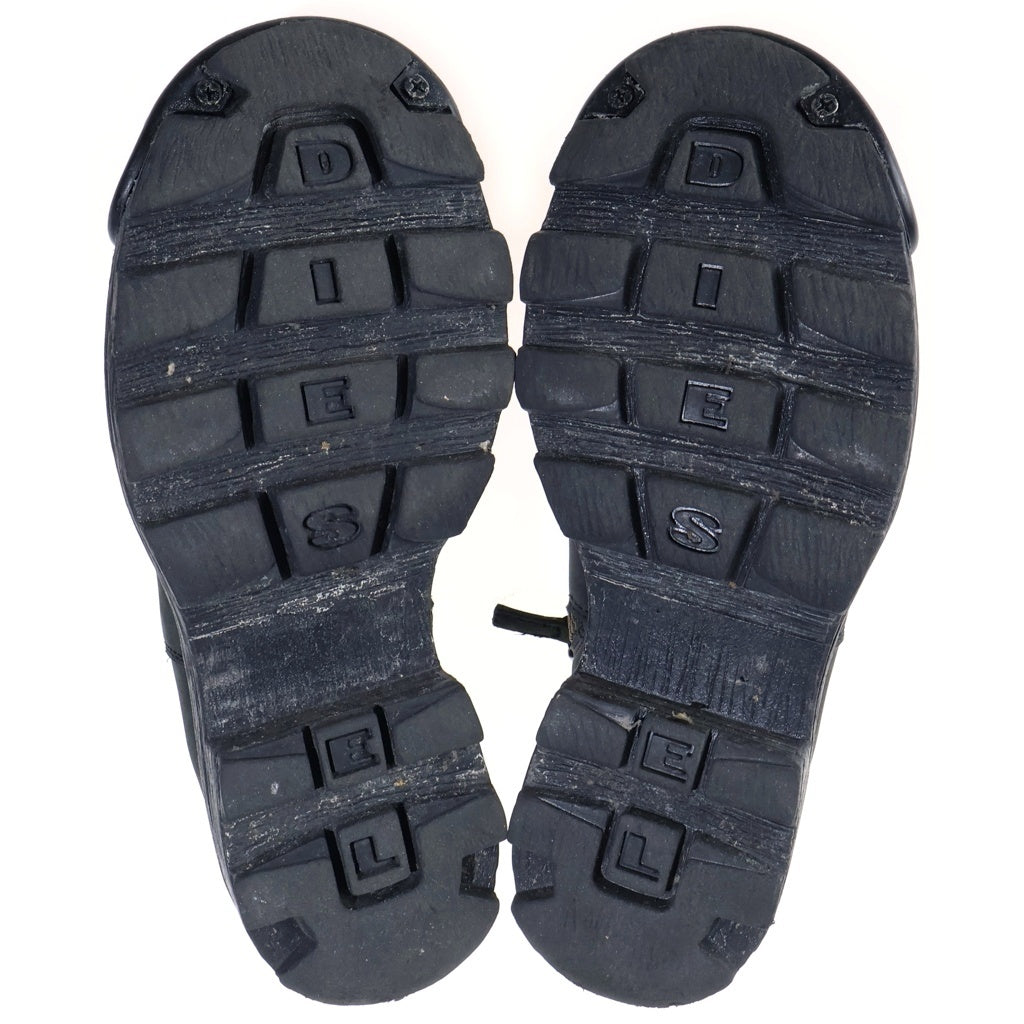 DIESEL(ディーゼル) 23AW D-HAMMER MS ディーハンマー レザー ショートブーツ ブラック Y03324