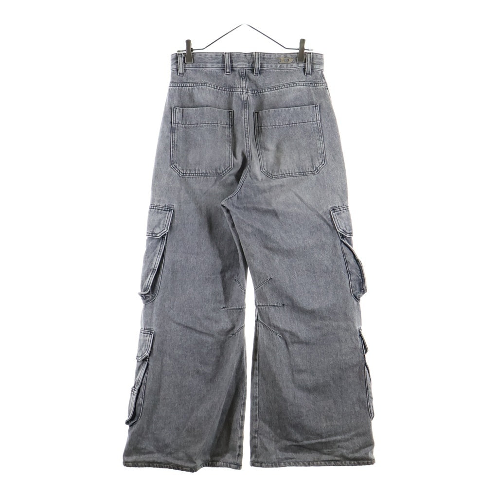 DIESEL(ディーゼル) D-SIRE-CARGO-D ルーズフィットボタンフライカーゴパンツ グレー A13317