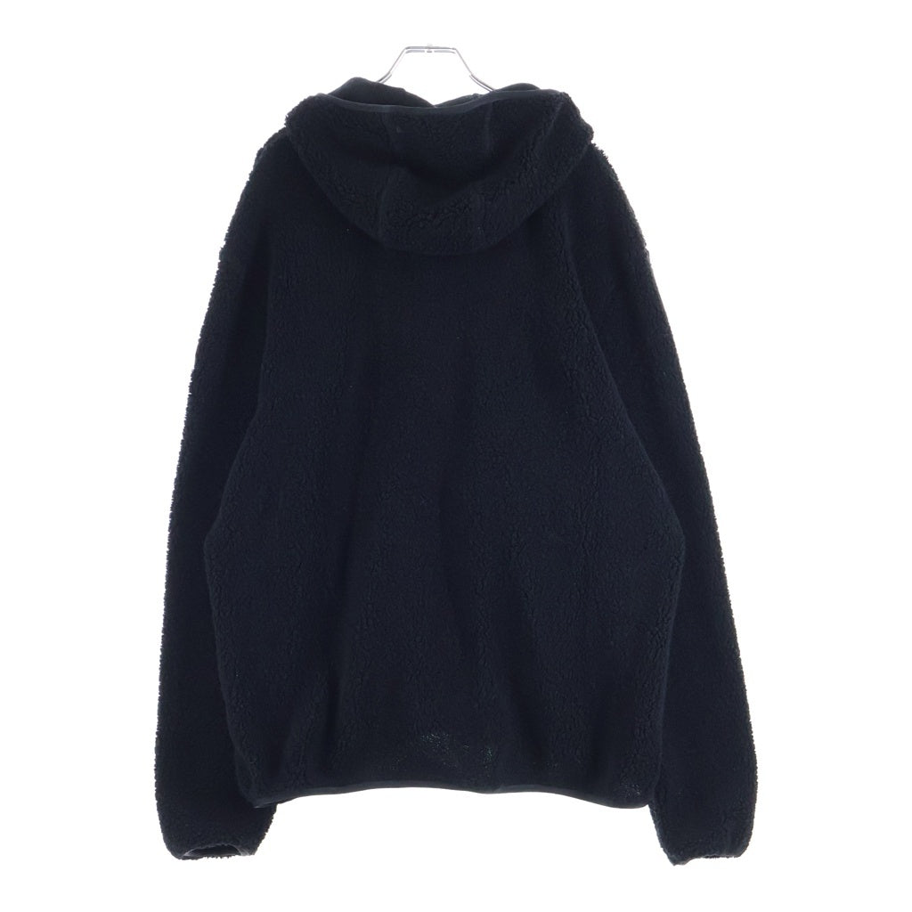 CANADA GOOSE(カナダグース) Medina Hoodie ショルダーワッペン メディナ フーディー フリースジャケット ブラック 6997M