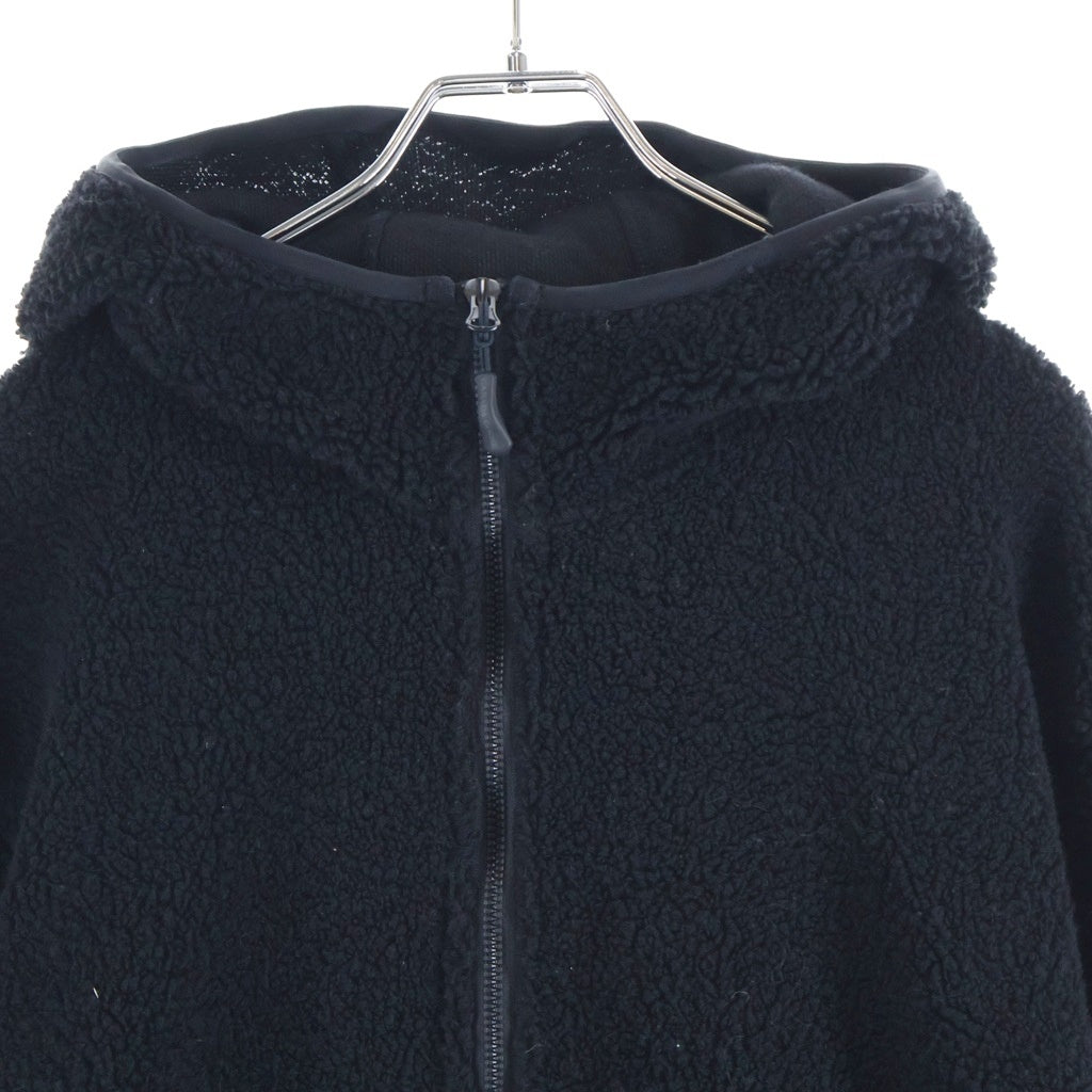 CANADA GOOSE(カナダグース) Medina Hoodie ショルダーワッペン メディナ フーディー フリースジャケット ブラック 6997M
