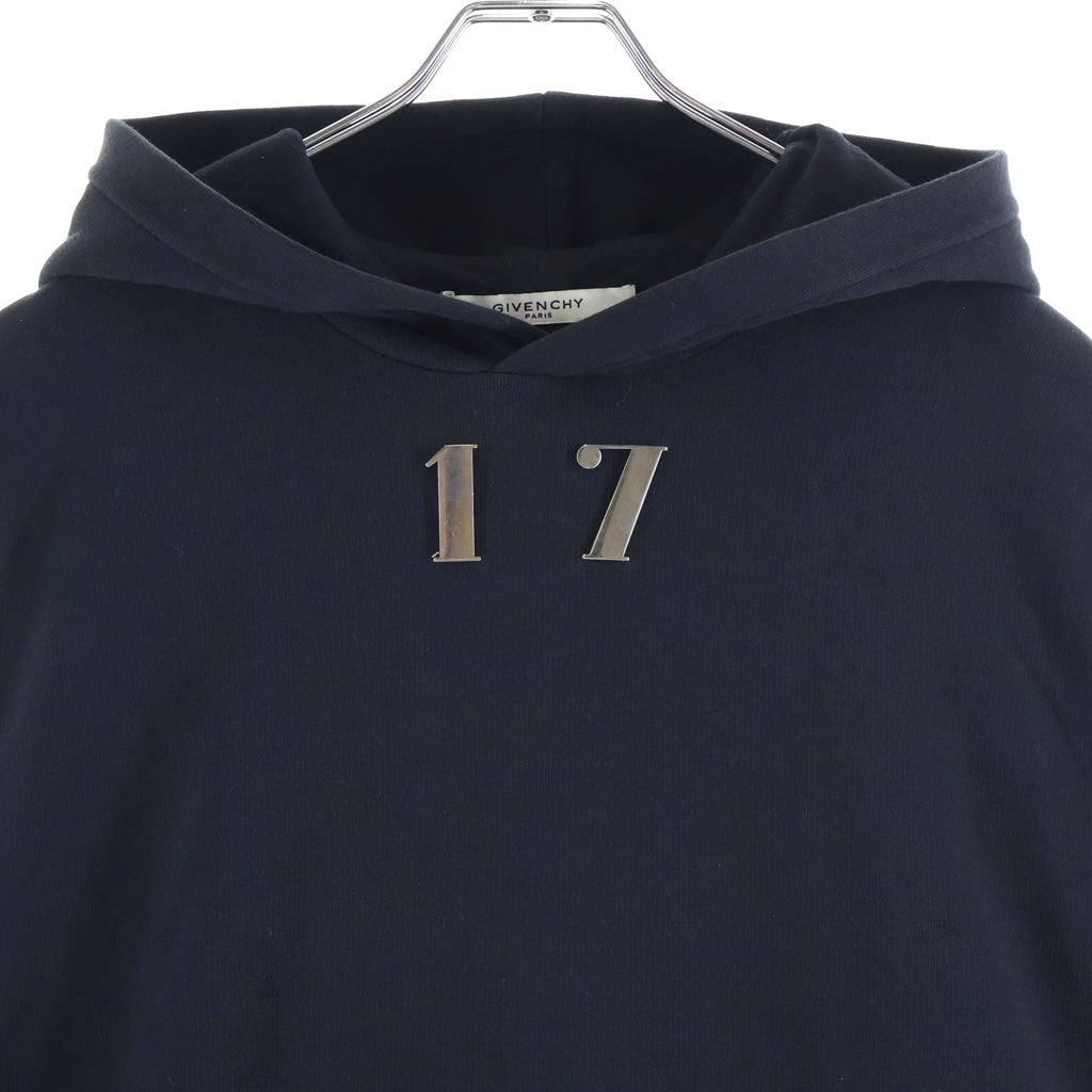 GIVENCHY(ジバンシィ) 15SS 17プレートロゴ ノースリーブ スウェットパーカー ブラック 15S 7212 653