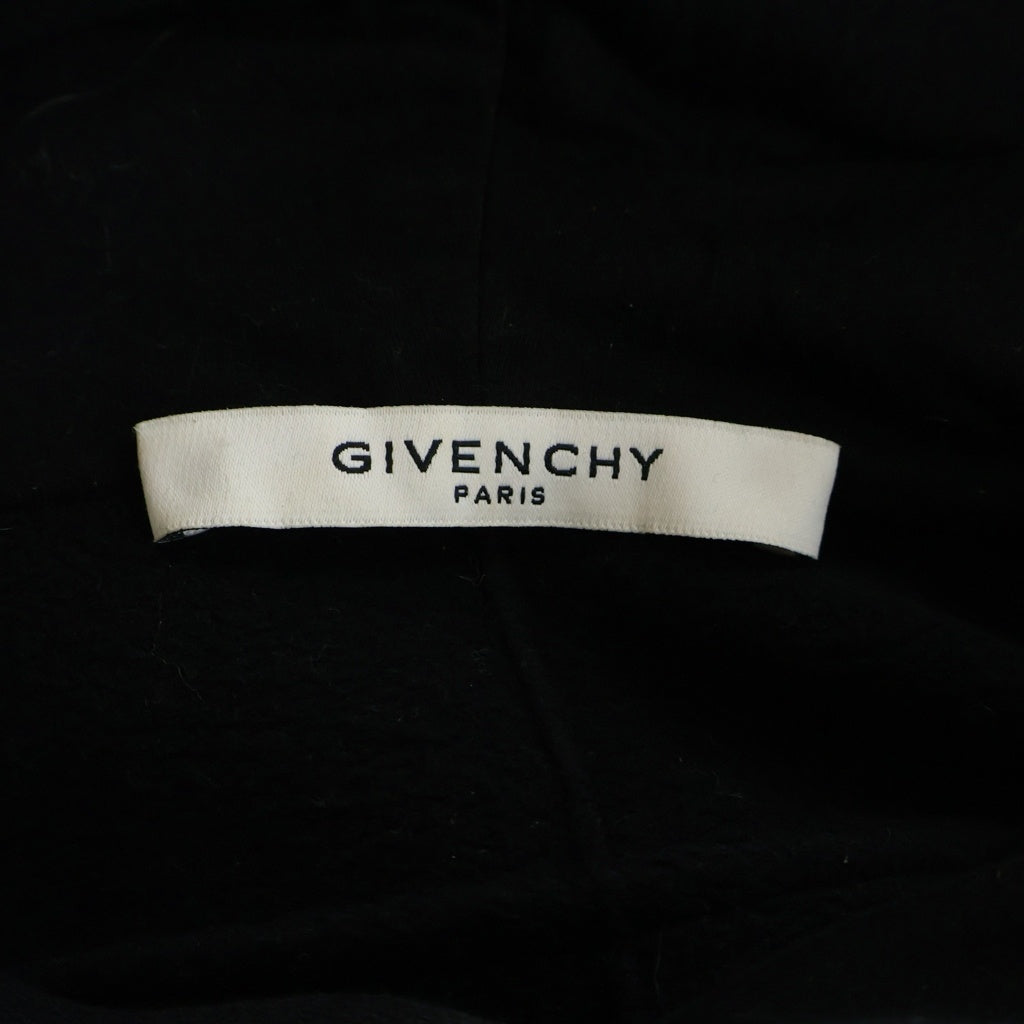 GIVENCHY(ジバンシィ) 15SS 17プレートロゴ ノースリーブ スウェットパーカー ブラック 15S 7212 653