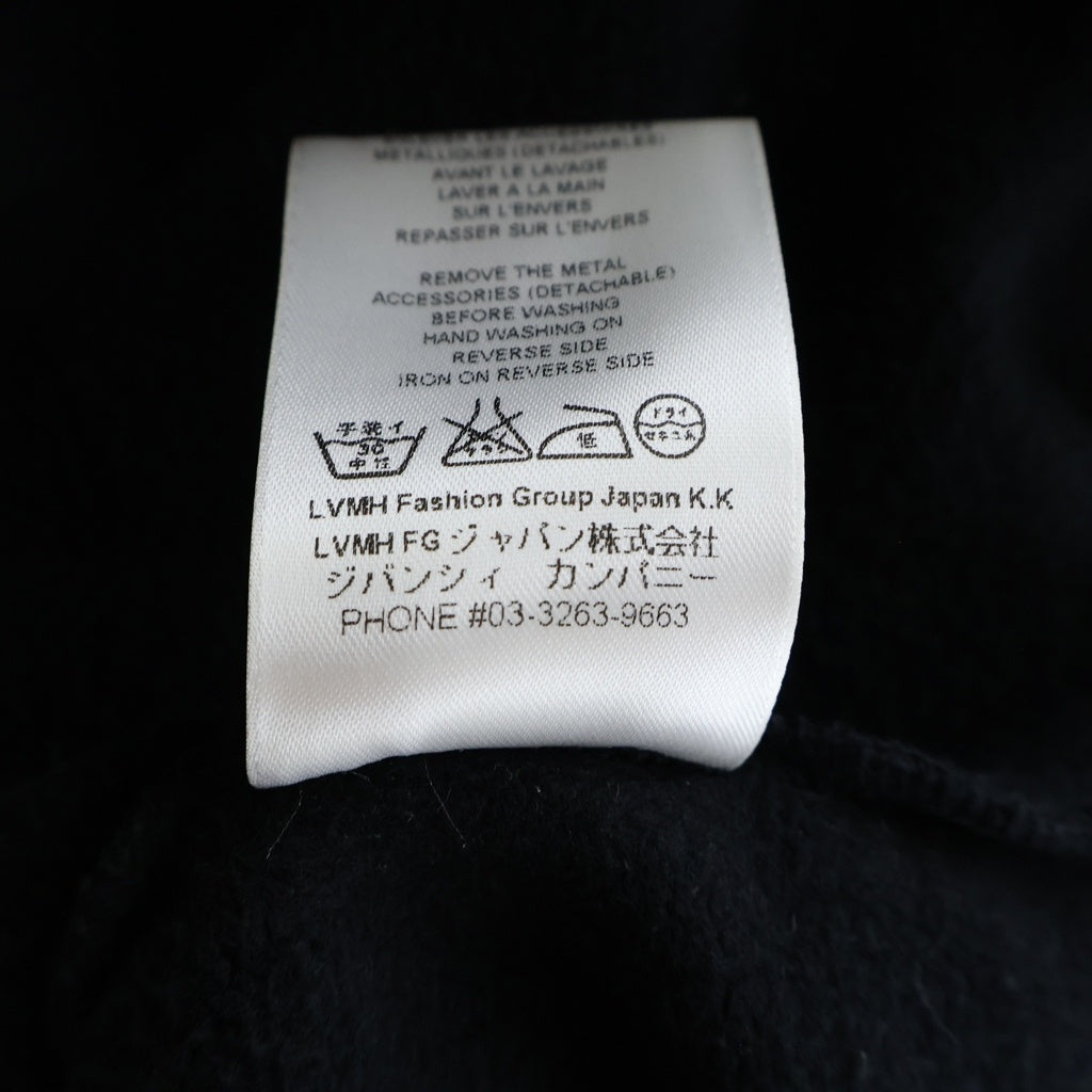 GIVENCHY(ジバンシィ) 15SS 17プレートロゴ ノースリーブ スウェットパーカー ブラック 15S 7212 653