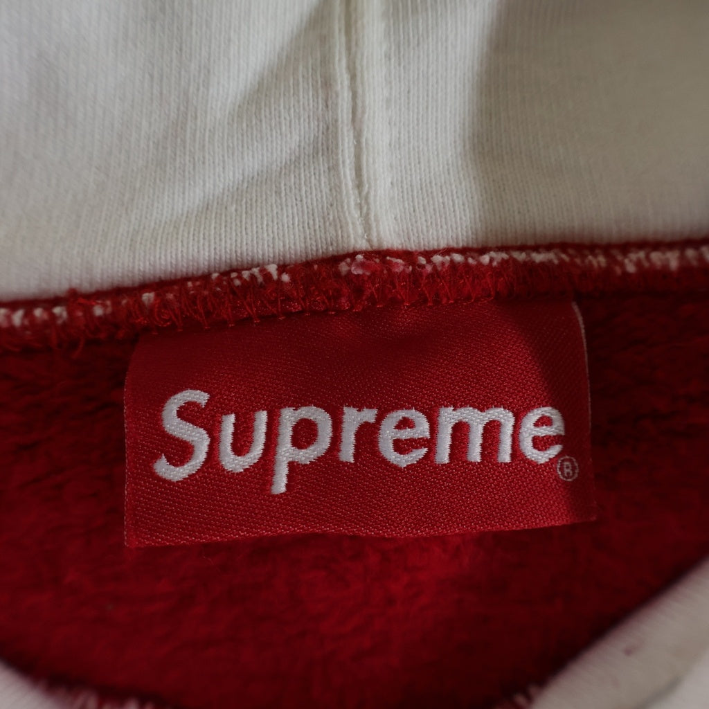 SUPREME(シュプリーム) 19AW 1994 Spred Logo Hooded Sweatshirt ロゴプリント 長袖プルオーバーパーカー レッド