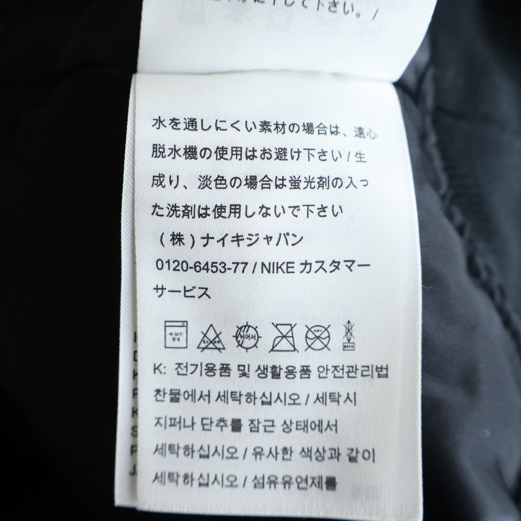 SUPREME(シュプリーム) 18SS ×Nike ×NBA Teams Warm-Up Jacket ロゴパッチ付き 中綿ナイロンジャケット スタジャン ブラック