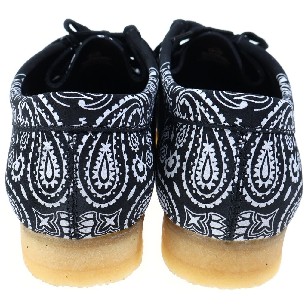 SUPREME(シュプリーム) 19SS ×Clarks Bandana Wallabee クラークス バンダナ総柄 ワラビーシューズ ブラック