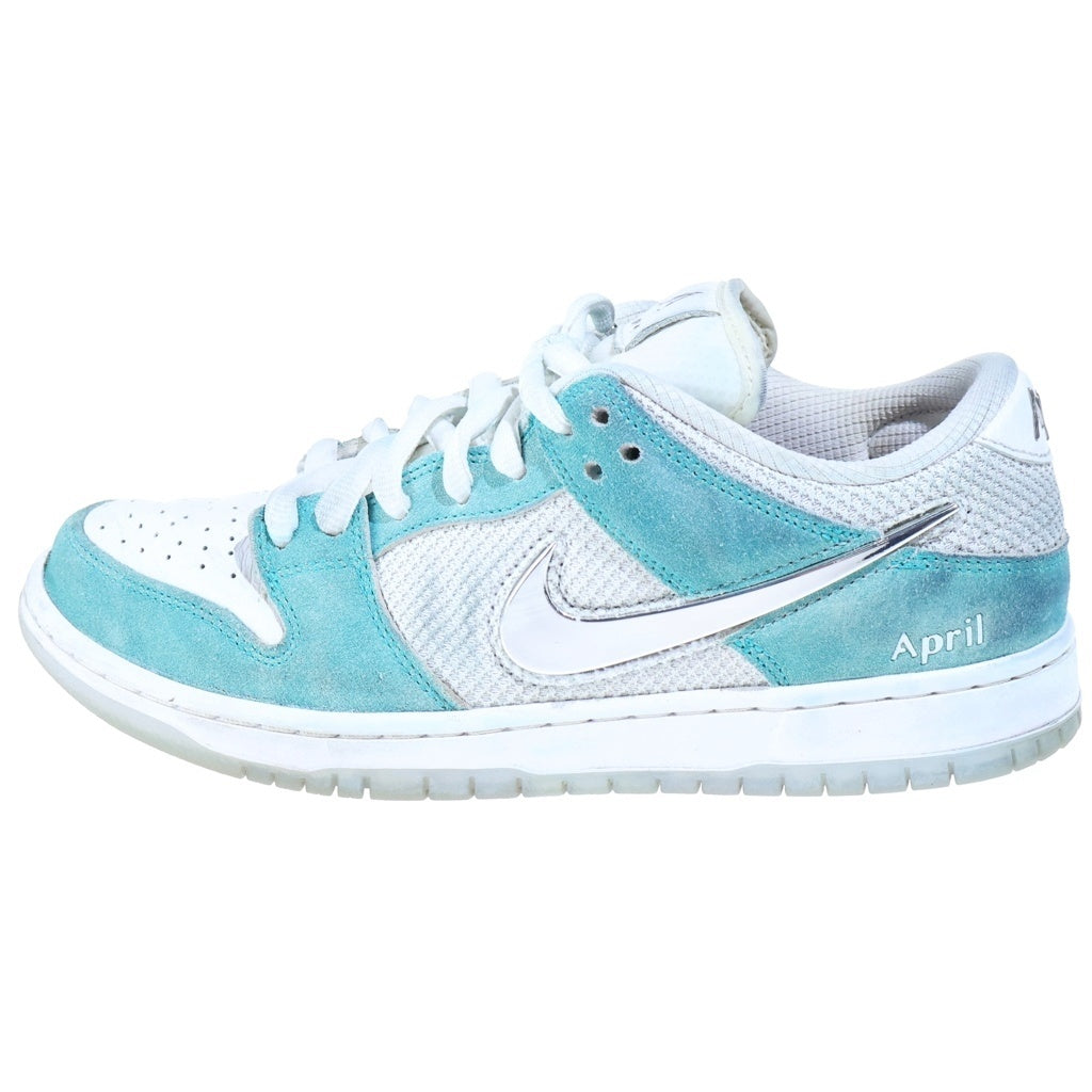 NIKE SB(ナイキエスビー) ×APRIL SKATEBOARDS Dunk Low Pro QS エイプリルスケートボード ローカットスニーカー ブルー US9/27cm FD2562-400