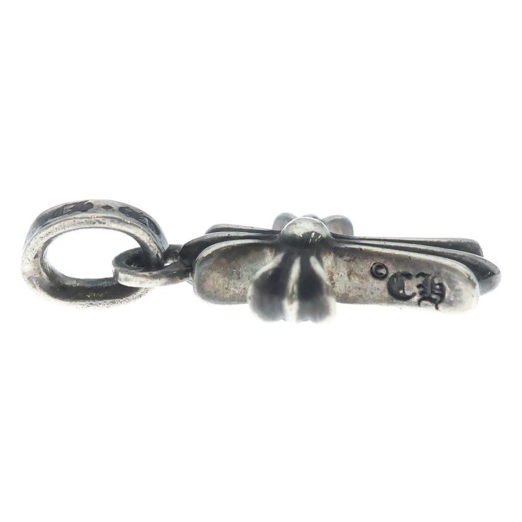 CHROME HEARTS(クロムハーツ) CRS BBYFAT P SAP ベイビーファットクロス PAVEサファイア ペンダントトップ シルバー BCA236
