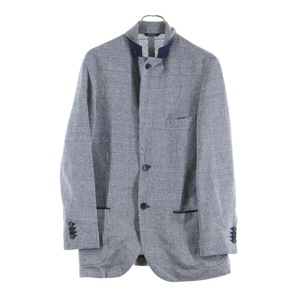 Loro Piana(ロロピアーナ) チェック テーラードジャケット グレー FAG1764
