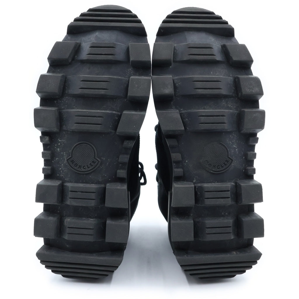 MONCLER GENIUS(モンクレール ジーニアス) 4 HYKE ハイク ソールロゴデザイン ジップアップ ショートブーツ ブラック 09K-4F00010-M2541