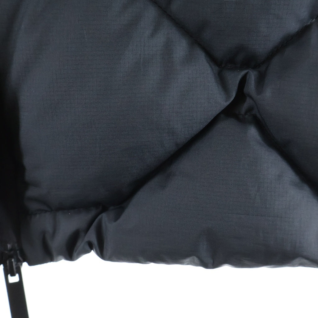 MONCLER(モンクレール) 23AW ATIK ラバーロゴプリント キルティングダウンベスト ブラック I10911A00031 596IU
