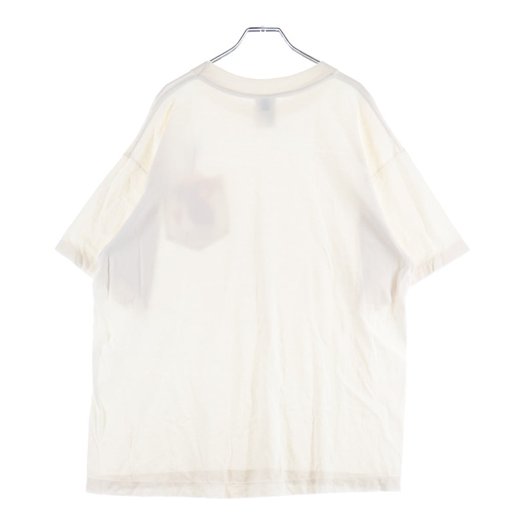 SAINT MICHAEL(セントマイケル) 26SS POCKET_SS T-SHIRT クルーネック半袖Tシャツカットソー ホワイト SM-MK8-0000-017