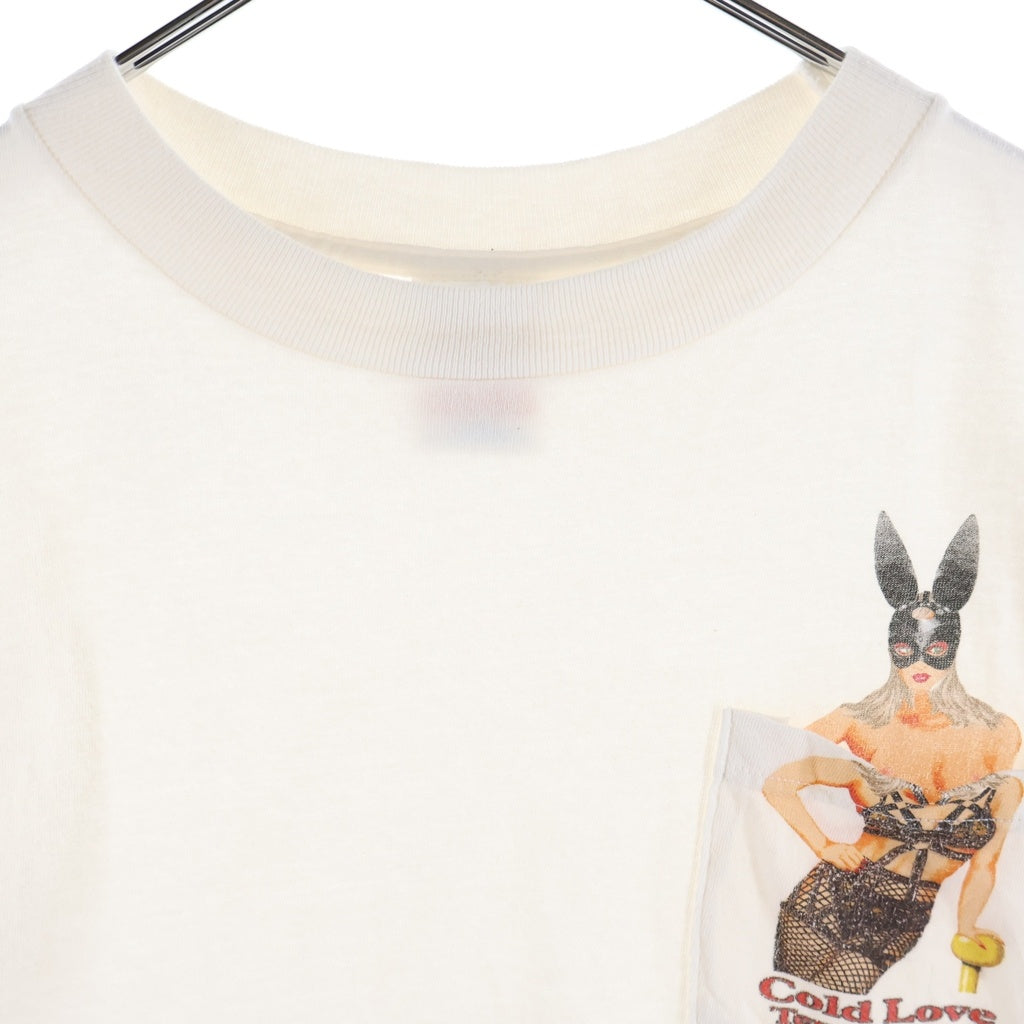 SAINT MICHAEL(セントマイケル) 26SS POCKET_SS T-SHIRT クルーネック半袖Tシャツカットソー ホワイト SM-MK8-0000-017
