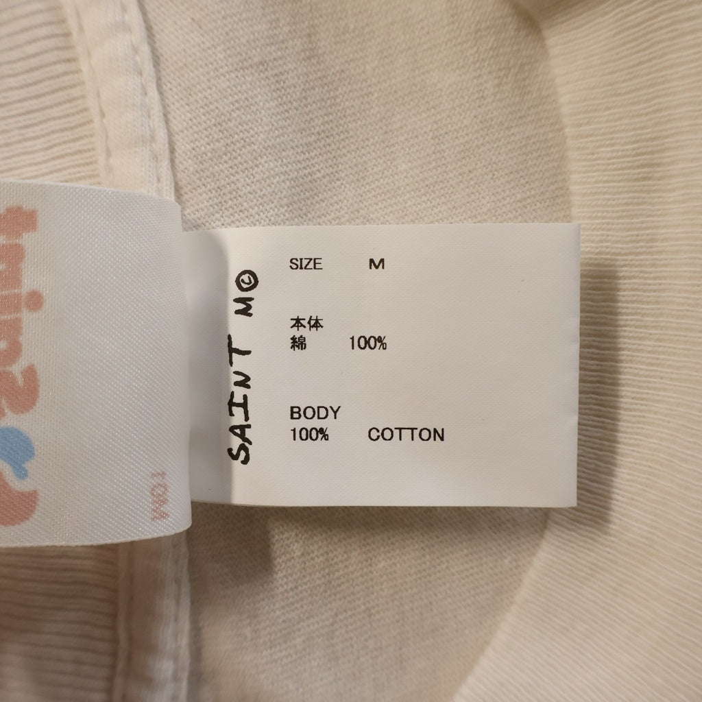 SAINT MICHAEL(セントマイケル) 26SS POCKET_SS T-SHIRT クルーネック半袖Tシャツカットソー ホワイト SM-MK8-0000-017