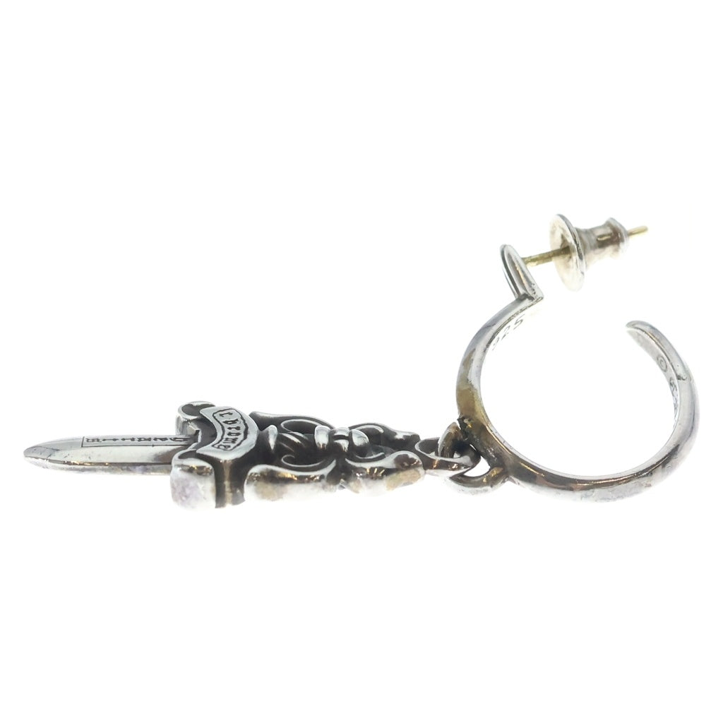 CHROME HEARTS(クロムハーツ) No5 DAGGER #5 ダガーフープ ピアス シルバー BCA106
