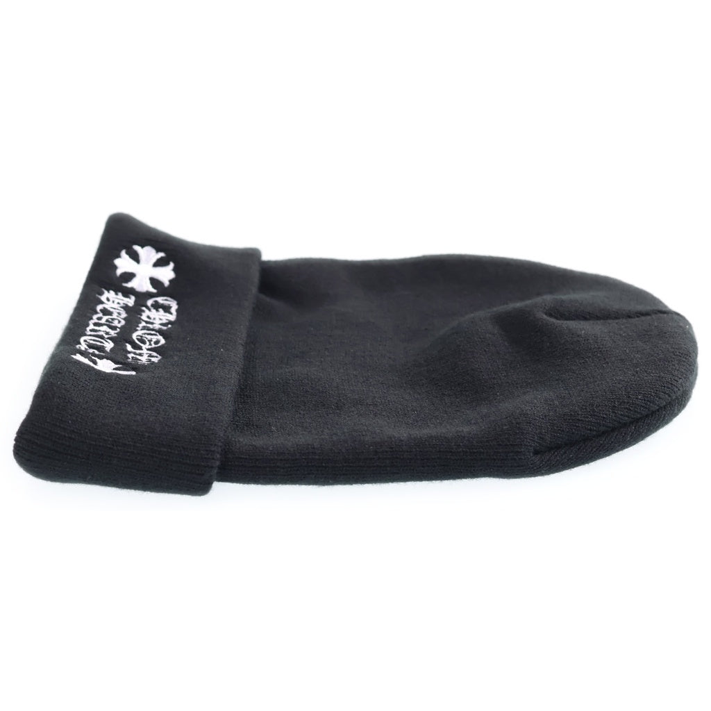 CHROME HEARTS(クロムハーツ) WOOL WATCH CAP CH PLUS クロス刺繍 ビーニー ニット帽 帽子 ブラック
