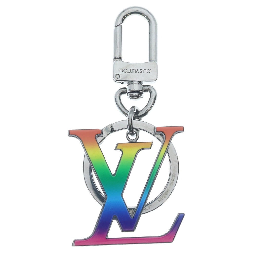LOUIS VUITTON(ルイヴィトン) ポルト クレ LV レインボー キーホルダー バッグチャーム マルチ/シルバー M2464 レディース