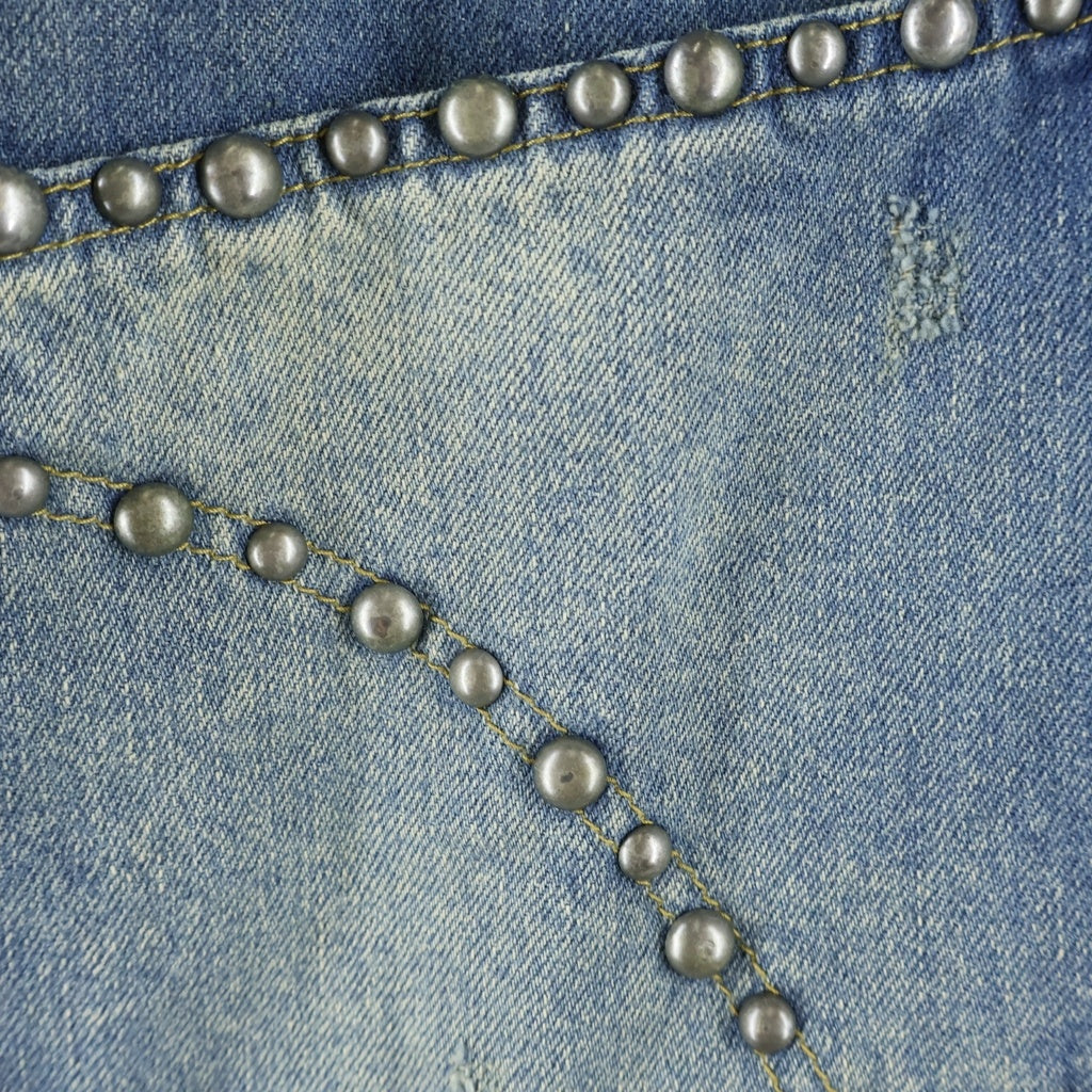 BREATH(ブレス) SUICIDE STUDS DENIM SHIRTS スーサイド スタッズ 半袖デニムシャツ インディゴ BR25SS-S2005