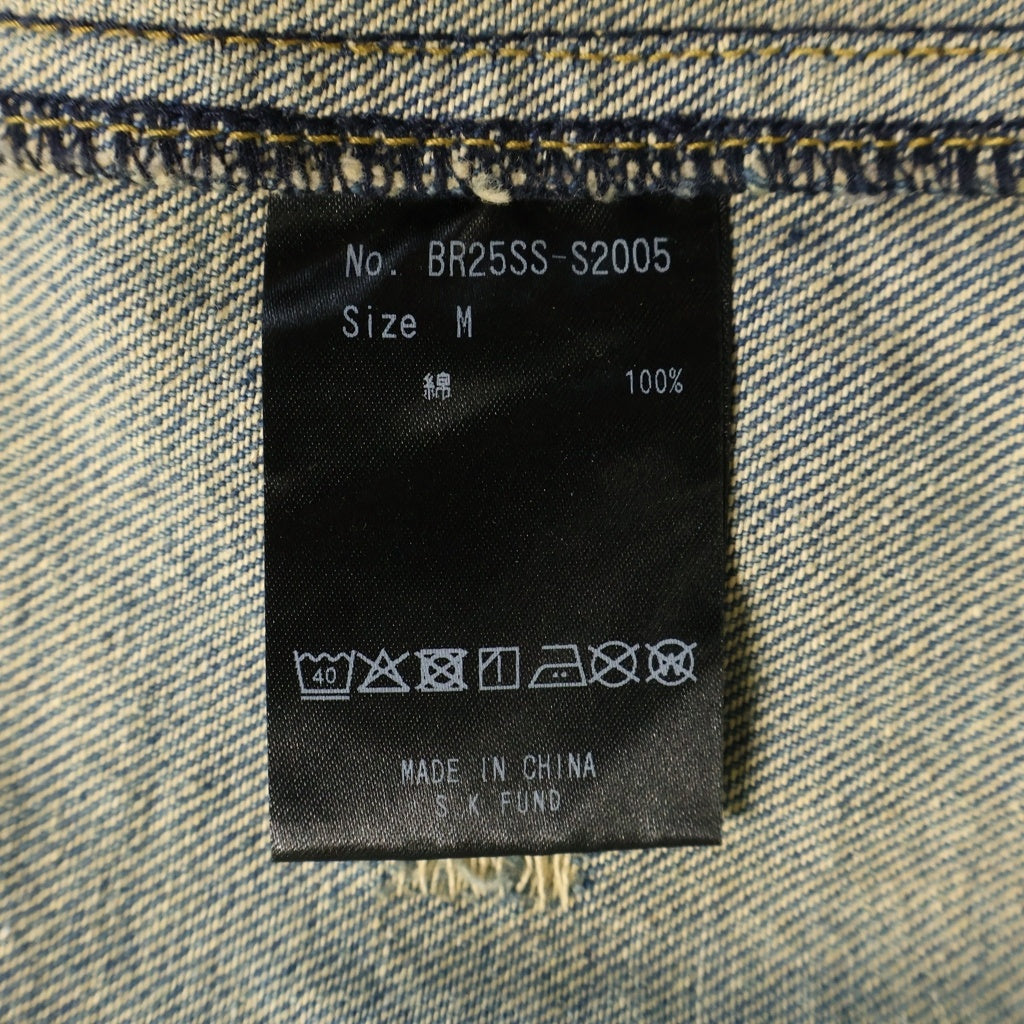 BREATH(ブレス) SUICIDE STUDS DENIM SHIRTS スーサイド スタッズ 半袖デニムシャツ インディゴ BR25SS-S2005