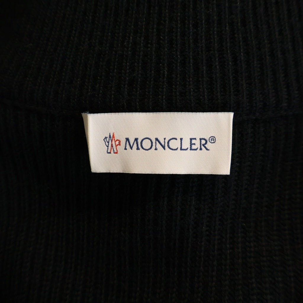 MONCLER(モンクレール) TRICOT CARDIGAN ダウン切り替え 長袖ニットブルゾンジャケット ブラック H20919B00008 M1131