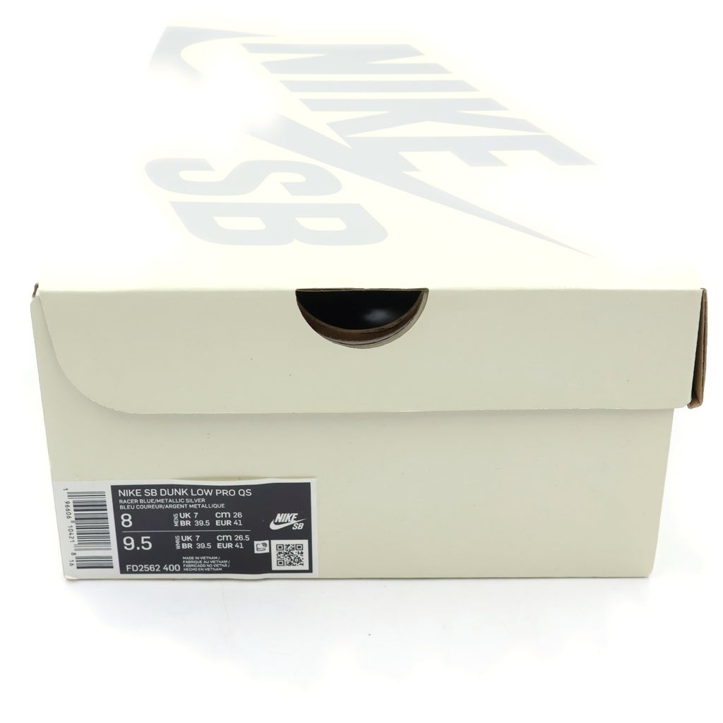 NIKE SB(ナイキエスビー) ×APRIL SKATEBOARDS Dunk Low Pro QS エイプリルスケートボード ダンク ローカットスニーカー ホワイト/グリーン US8/26cm FD2562-400