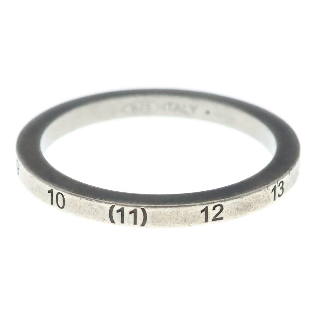 Maison Margiela(メゾンマルジェラ) スリム ナンバーロゴ リング シルバー SM1UQ0049-S12967-951-L
