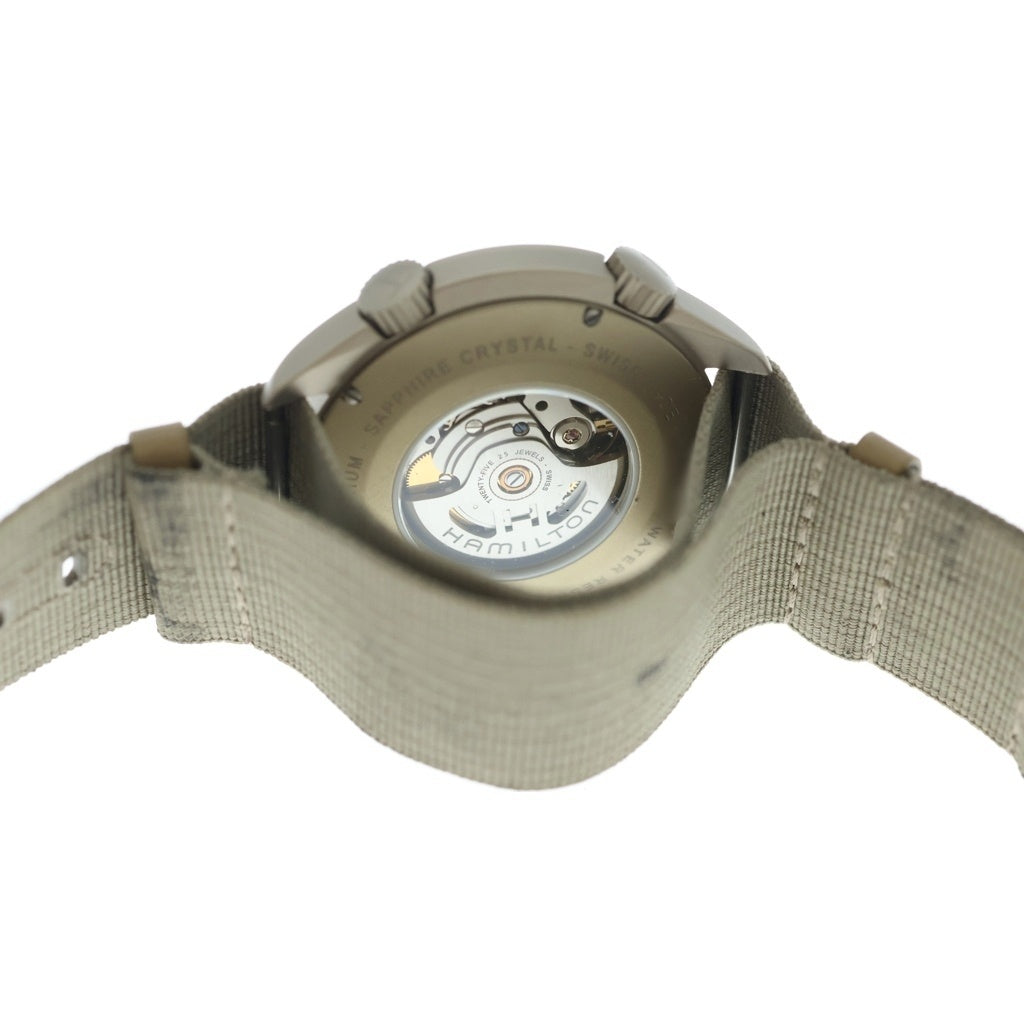 HAMILTON(ハミルトン) Khaki Pilot Pioneer Aluminium Auto パイロットパイオニア アルミニウムオートウォッチ 自動巻き 時計 カーキ H80435895