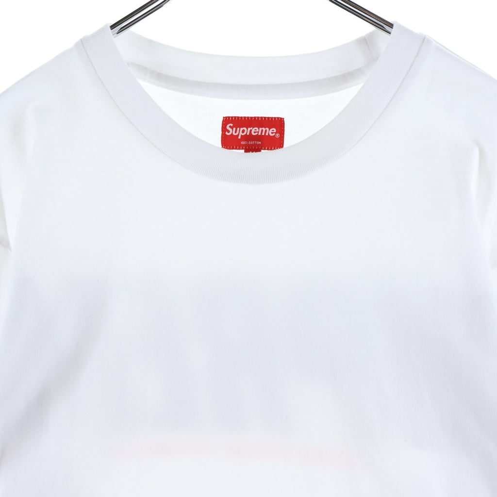 SUPREME(シュプリーム) 19AW Trademark L/S トレードマーク ロゴプリント長袖クルーネックTシャツカットソー ホワイト