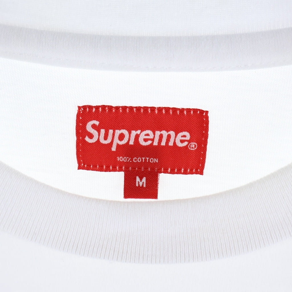 SUPREME(シュプリーム) 19AW Trademark L/S トレードマーク ロゴプリント長袖クルーネックTシャツカットソー ホワイト